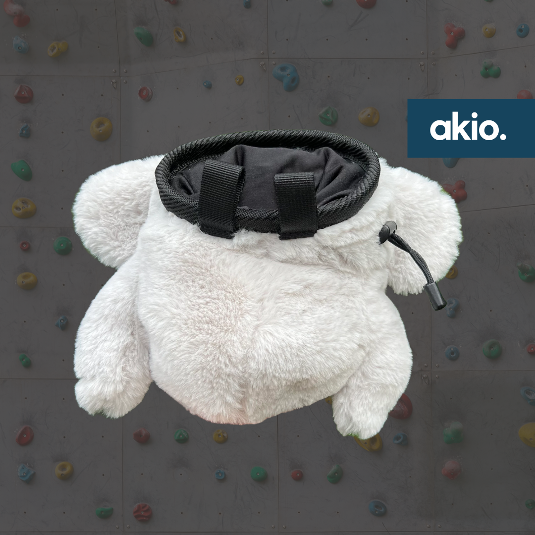 Chonky Elephant Chalk Bag, back view