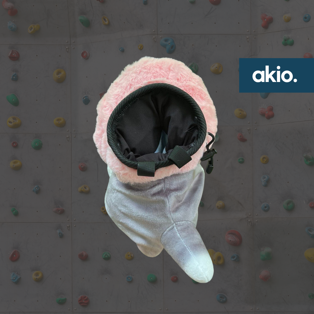Mofusand Cat Strawberry Chalk Bag, back view